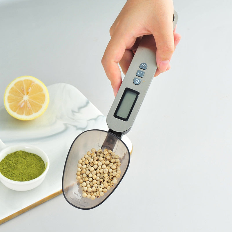 Electronic Measuring Spoon Scale Kitchen Home Food Baking - In Use