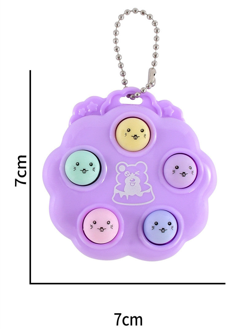 Mini Handheld Whac-a-mole Toy Decompression Keychain™