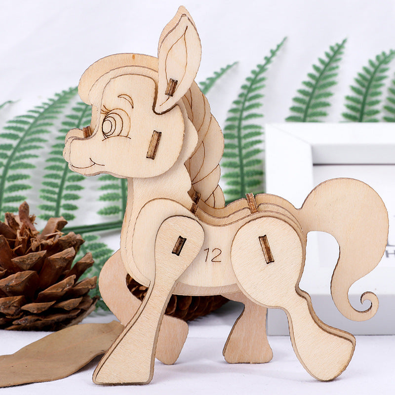 Three-dimensional Wooden Puzzles™