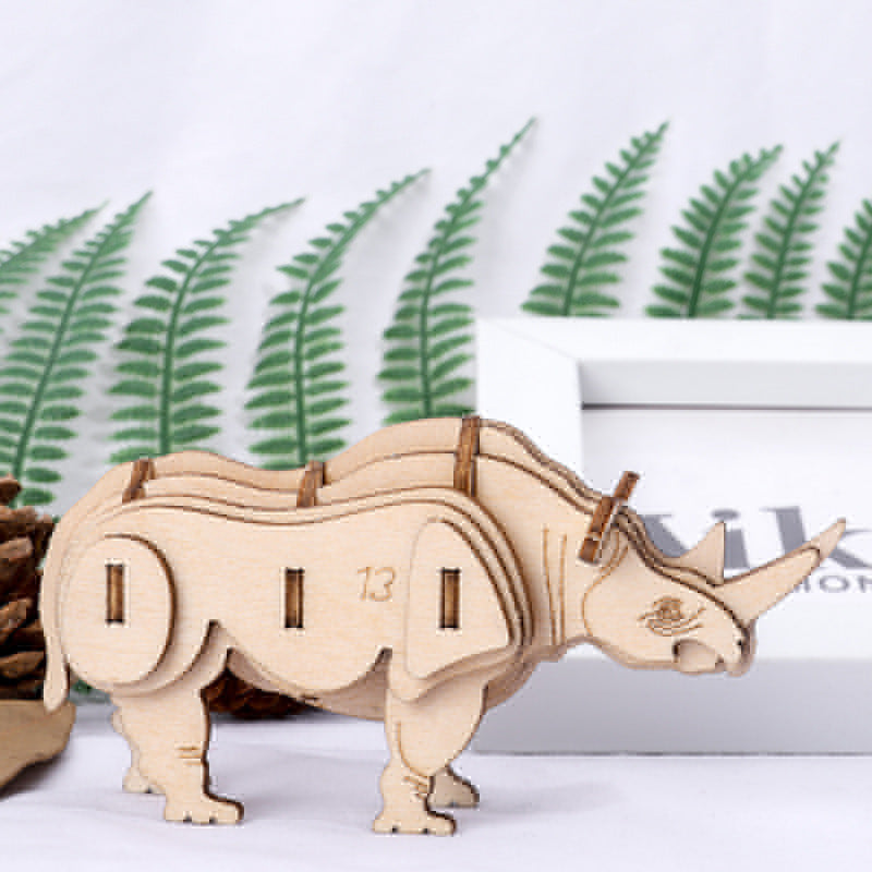 Three-dimensional Wooden Puzzles™