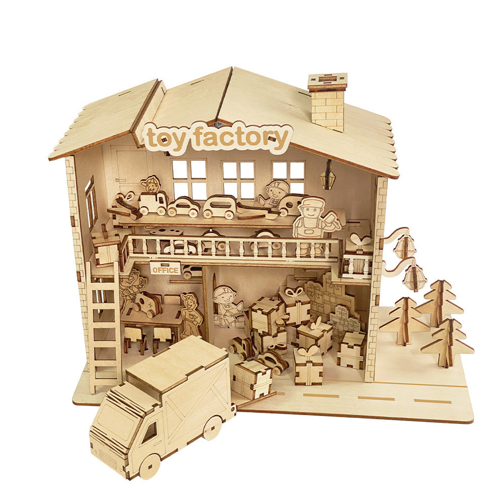 Diy Toy Model Wooden 3D Puzzle™