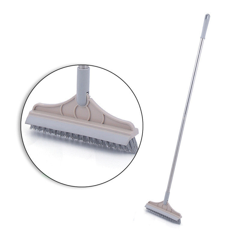 Floor Gap Cleaning Bristles Brush V-broom Rubber Wiper Glass Bathroom Toilet Tile Water Drying Dust Pet Hair Household Scraper - Image 9