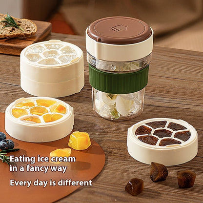 500ML Iced Brew Coffee Cup With Ice Cube Tray Leak Proof Versatile Iced Coffee Bottle For Home Office Travel Camping Tools - Image 5