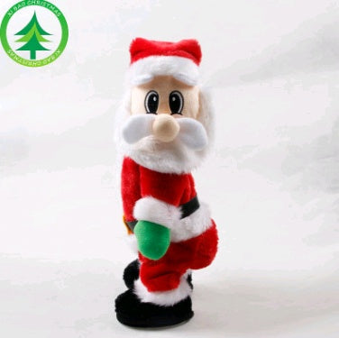 Christmas Decorations Electric Santa Toys Creative Twist Music Santa Claus Dolls Main image