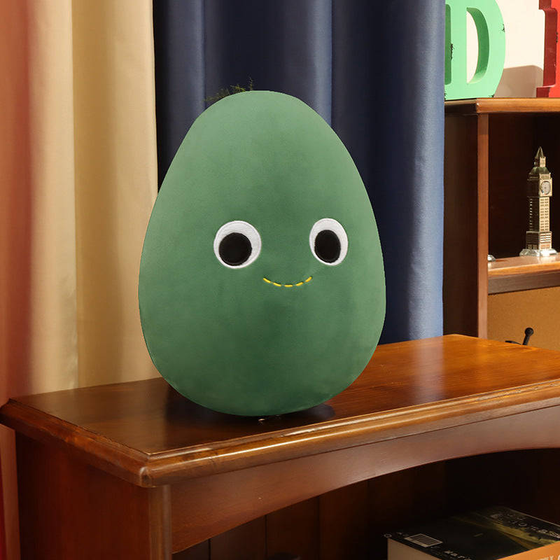 Cute Fruit Avocado Plush Toy Stuffed Doll Creativey Birthday Gift Sofa Cushion Home Room Decor - In Use