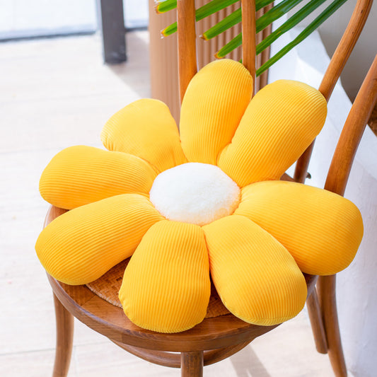 Bed and Breakfast Cushion Small Daisy Petal Cushion - Side View