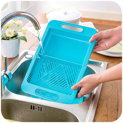 Multifunction Kitchen Chopping Blocks Sinks Drain Basket Cutting Board Vegetable Meat Tools Kitchen Accessories Chopping Board - Image 10