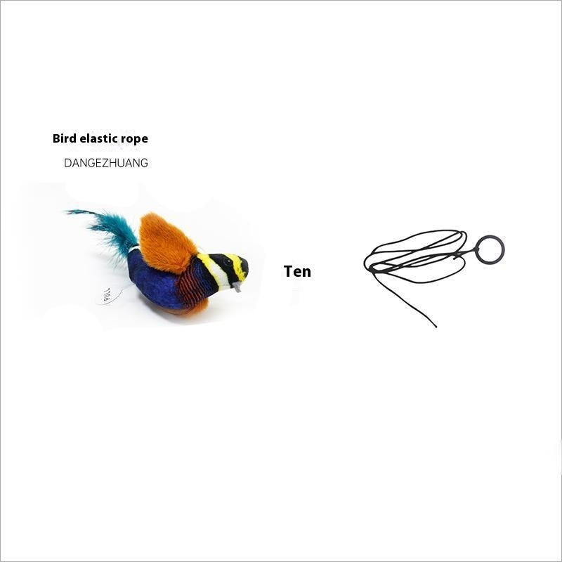 Pet Simulation Bird Sound Plush Toy Can Be Hung Secondary image