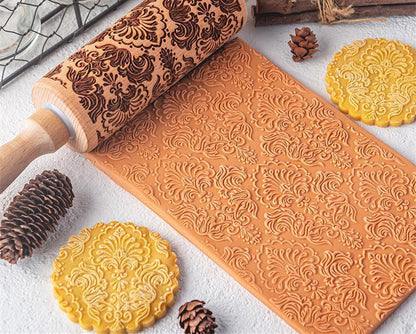 Creative Pattern Embossed Rolling Pin Cookies - Image 13