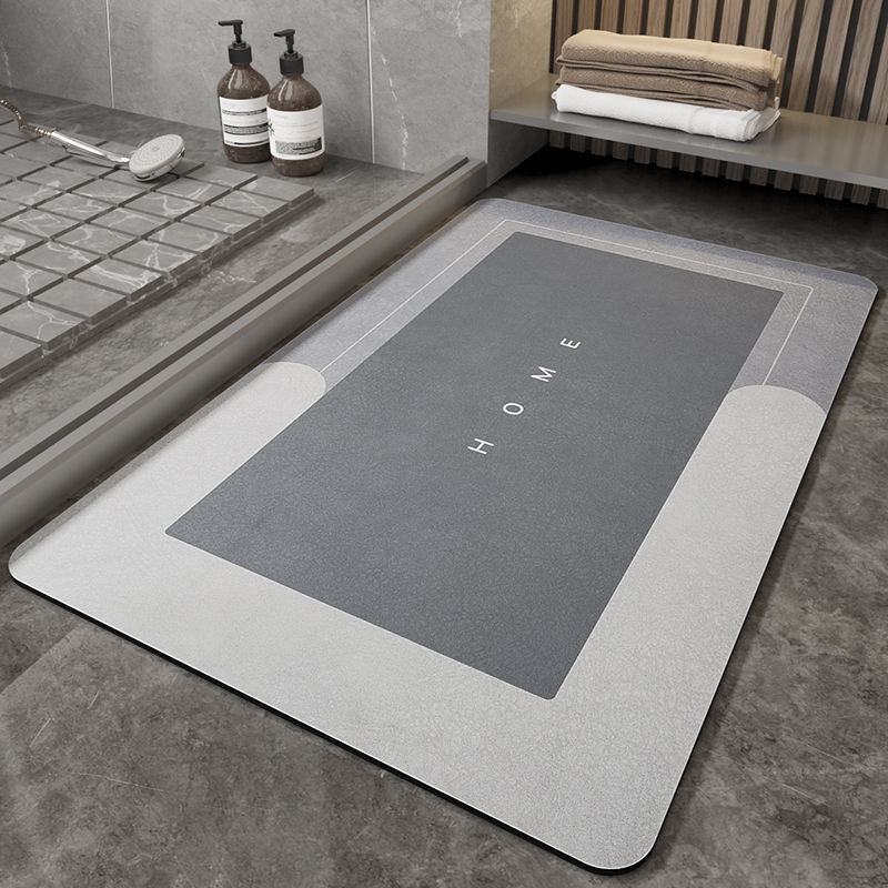 Napa Skin Super Absorbent Bath Mat Quick Drying Bathroom Rug Modern Simple Non-slip Floor Carpets Home Oil-proof Kitchen Mat - In Use