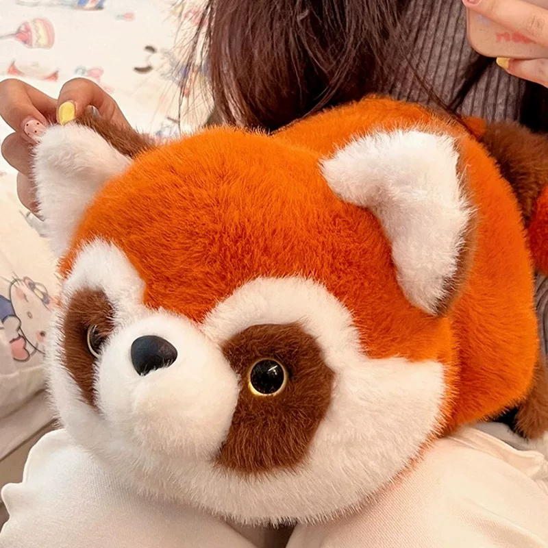 Reversible Panda Plush | Red Panda to Giant Panda Flip Stuffed Toy - Detail