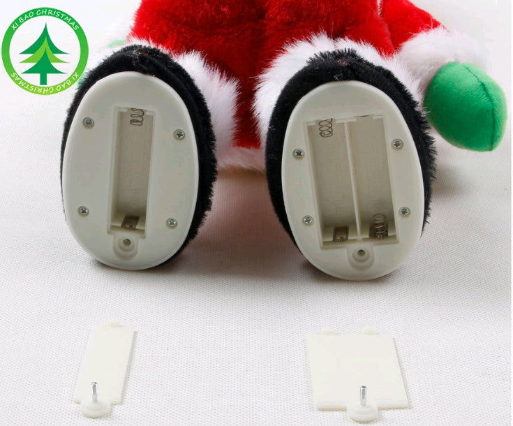 Christmas Decorations Electric Santa Toys Creative Twist Music Santa Claus Dolls - Detail