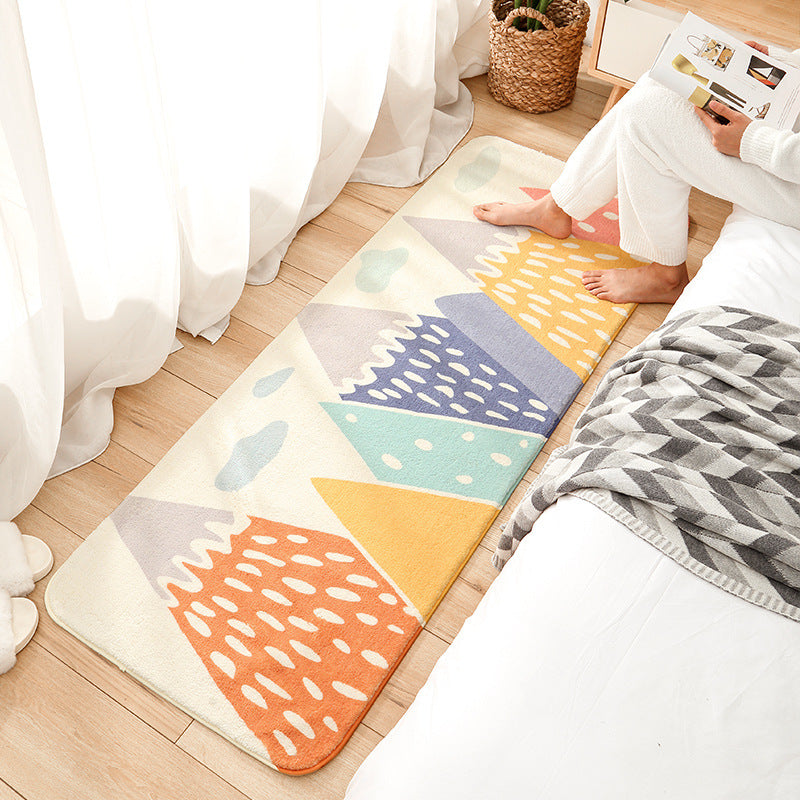 Cute Cartoon Carpet Soft Anti-slip Living Room Carpets Home Decoration Rainbow Printed Kids Room Rugs Entrance Doormat - Image 6