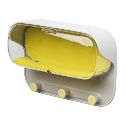 Bathroom Wall Holder Punch-free Wall-mounted Convenient Practical Washroom Glasses Storage Box Clothes Key Organizer Accessories - Image 5