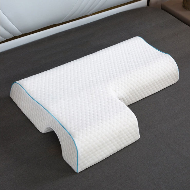 Couples Pillow Arched Cuddle Pillow With Slow Rebound Memory Foam For Arm Rest Hand Pillow - Image 10