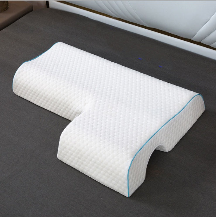 Couples Pillow Arched Cuddle Pillow With Slow Rebound Memory Foam For Arm Rest Hand Pillow - Image 9