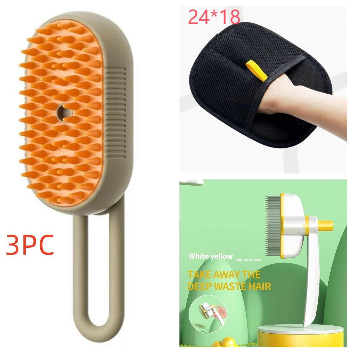 Cat Steam Brush Steamy Dog Brush 3 In 1 Electric Spray Cat Hair Brushes For Massage Pet Grooming Comb Hair Removal Combs Pet Products - Image 19