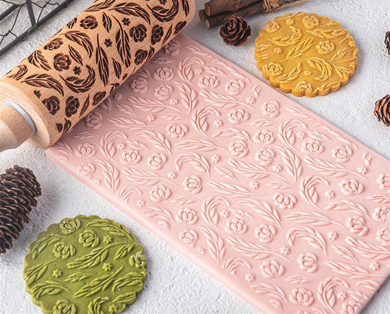 Creative Pattern Embossed Rolling Pin Cookies - Image 8