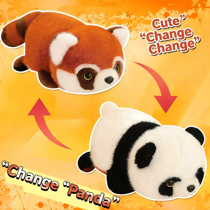 Reversible Panda Plush | Red Panda to Giant Panda Flip Stuffed Toy - Image 6