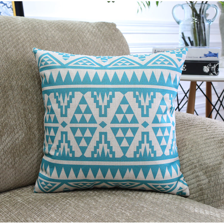 Nordic Color Geometric Throw Pillows - Detail