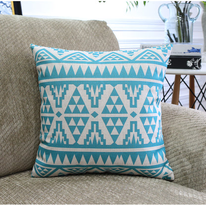 Nordic Color Geometric Throw Pillows - Detail