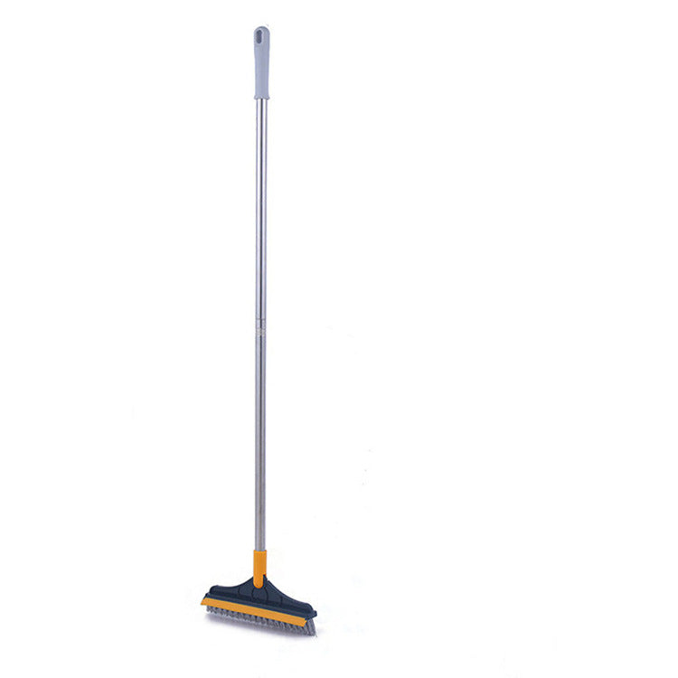 Floor Gap Cleaning Bristles Brush V-broom Rubber Wiper Glass Bathroom Toilet Tile Water Drying Dust Pet Hair Household Scraper - Image 8