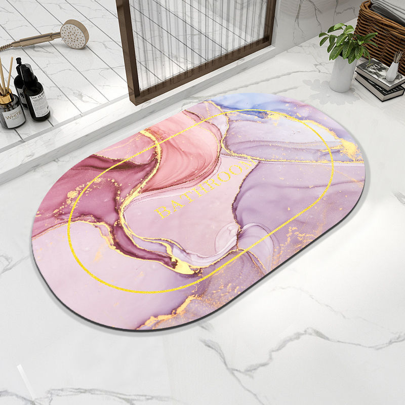 Napa Skin Super Absorbent Bath Mat Quick Drying Bathroom Rug Modern Simple Non-slip Floor Carpets Home Oil-proof Kitchen Mat - Image 13