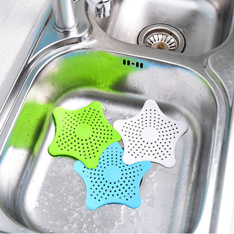 3PCS Silicone Starfish-shaped Sink Drain Filter Bathtub Hair Catcher Stopper Drain Hole Filter Strainer For Bathroom Kitchen Toilet - Image 9