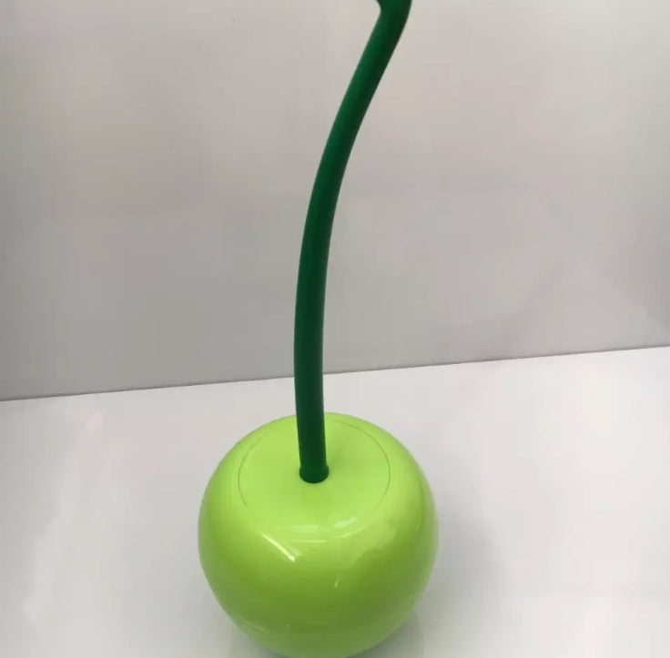 Long Handle Soft Hair Household Toilet Brush Cherry Toilet Brush Daily Necessities Creative Plastic Cleaning Brush Toilet Brush Set - Image 6