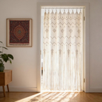 Finished Hoop Door Curtain Bohemian Tapestry Hand Woven Curtain European Style