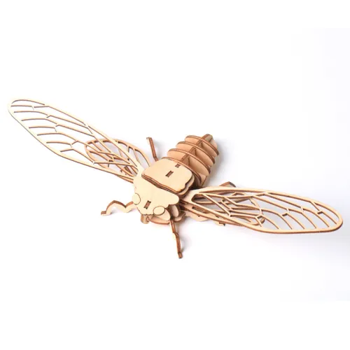 Three-dimensional  Wooden Puzzles - Side View