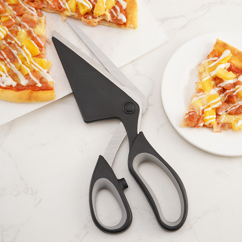 Baking Tool Detachable Multifunctional Stainless Steel Pizza Scissors - Side View Main image
