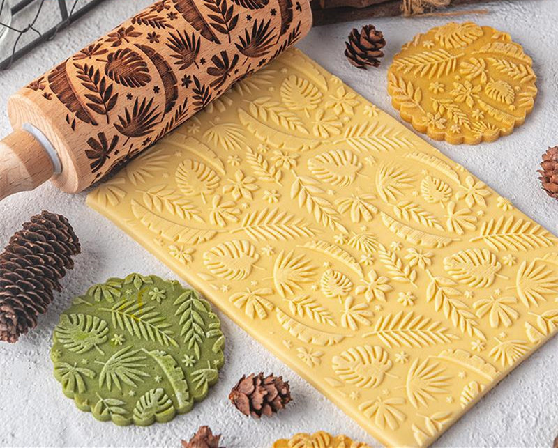 Creative Pattern Embossed Rolling Pin Cookies - Image 14