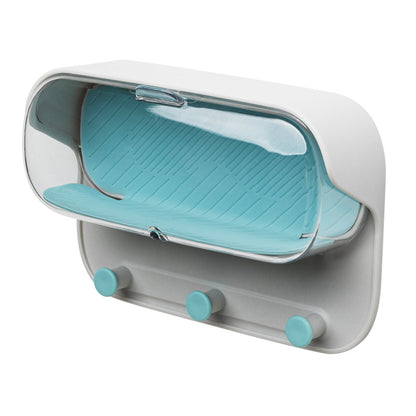 Bathroom Wall Holder Punch-free Wall-mounted Convenient Practical Washroom Glasses Storage Box Clothes Key Organizer Accessories - Image 7