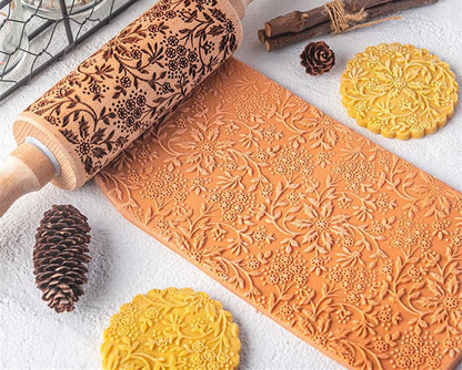 Creative Pattern Embossed Rolling Pin Cookies - Image 15
