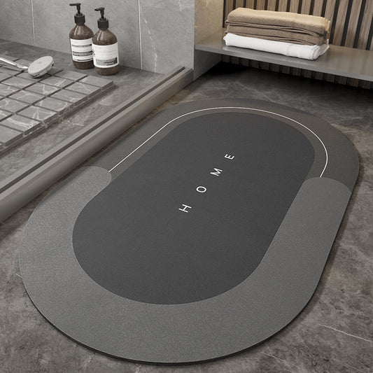 Napa Skin Super Absorbent Bath Mat Quick Drying Bathroom Rug Modern Simple Non-slip Floor Carpets Home Oil-proof Kitchen Mat - Side View