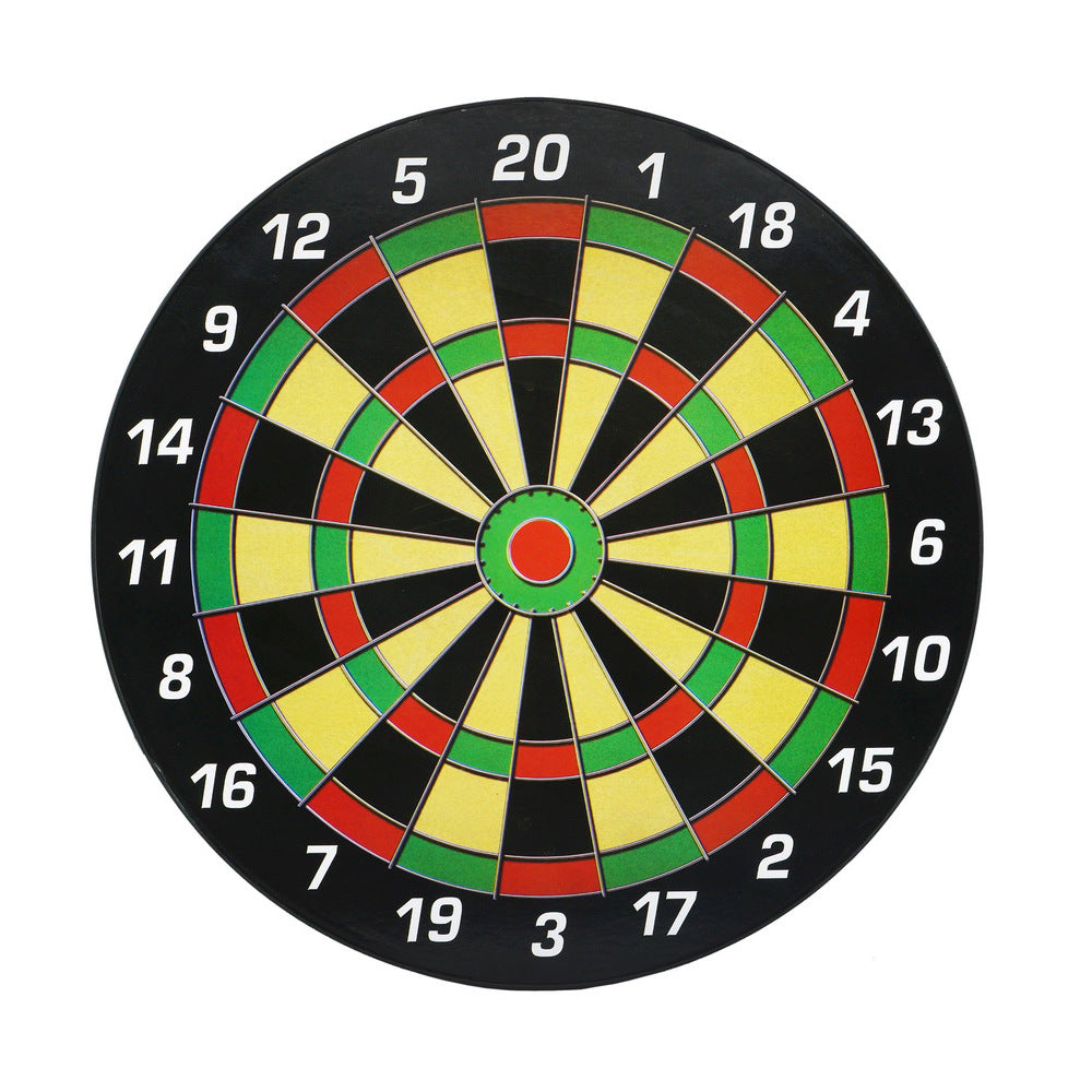 Front view of a children's magnetic dartboard showing numbered scoring sections on white background. Main image