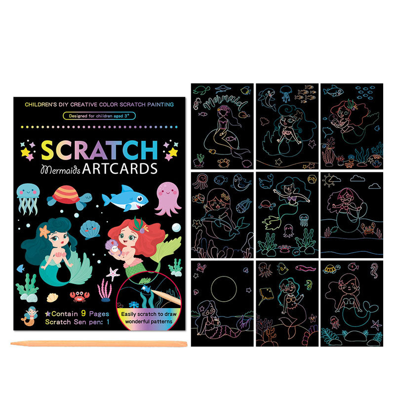 Making Magic Painting Template DIY Scratch Book™
