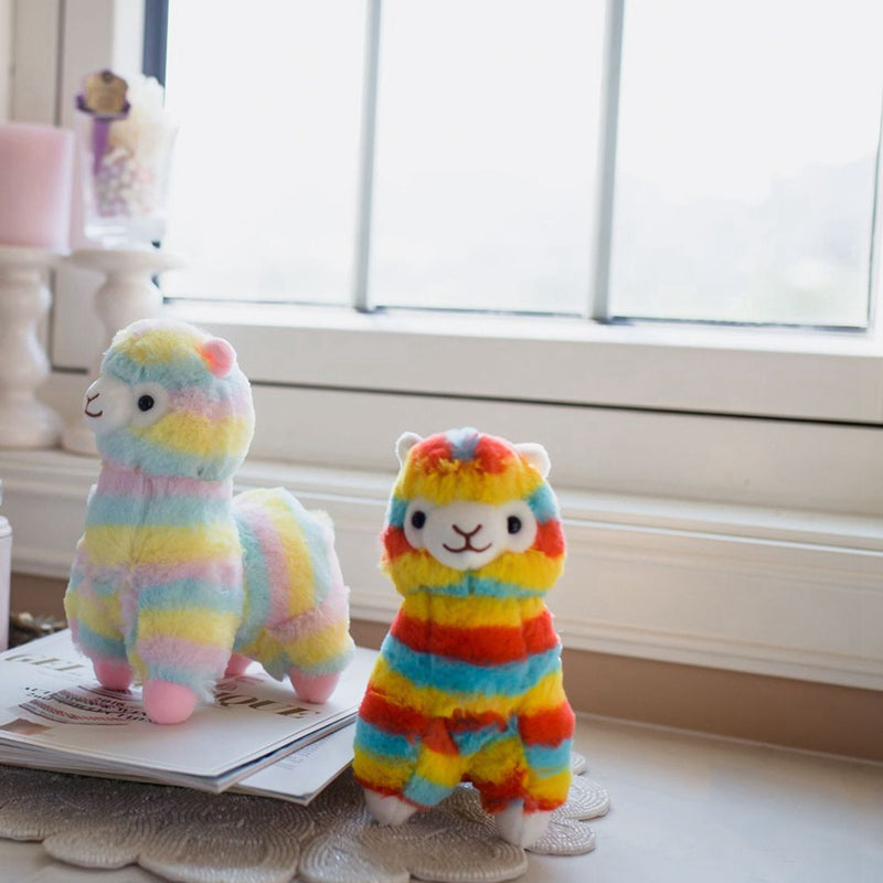 Rainbow Alpaca Doll Plush Toy™