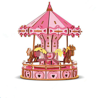 Laser Cutting Carousel Toy Puzzle 3D Stereo™