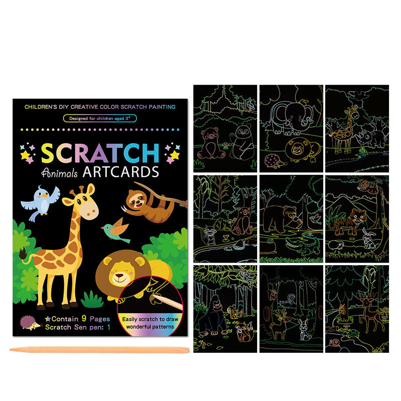 Making Magic Painting Template DIY Scratch Book™ Secondary image