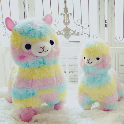 Rainbow Alpaca Doll Plush Toy™