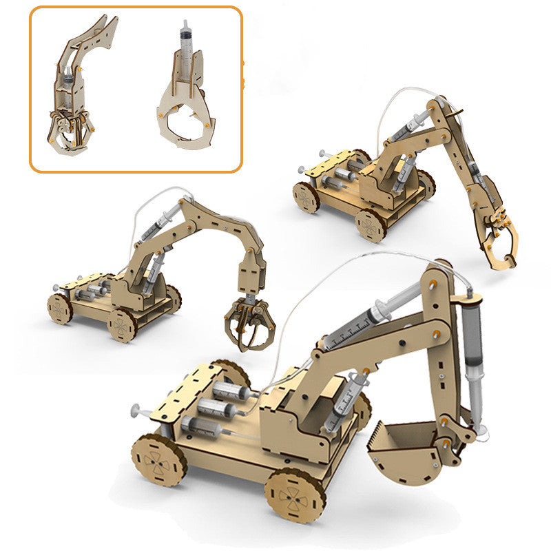 Wooden Inserting Excavator Educational Toy™ Main image