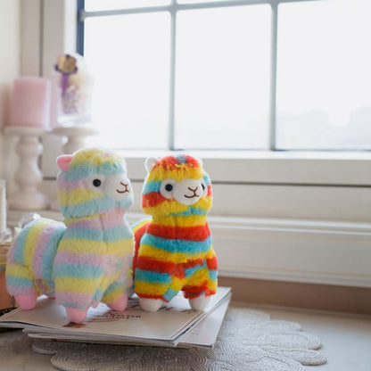 Rainbow Alpaca Doll Plush Toy™