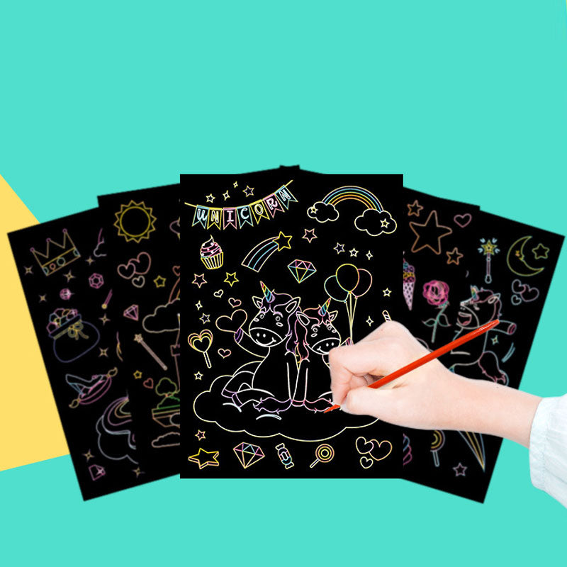 Making Magic Painting Template DIY Scratch Book™