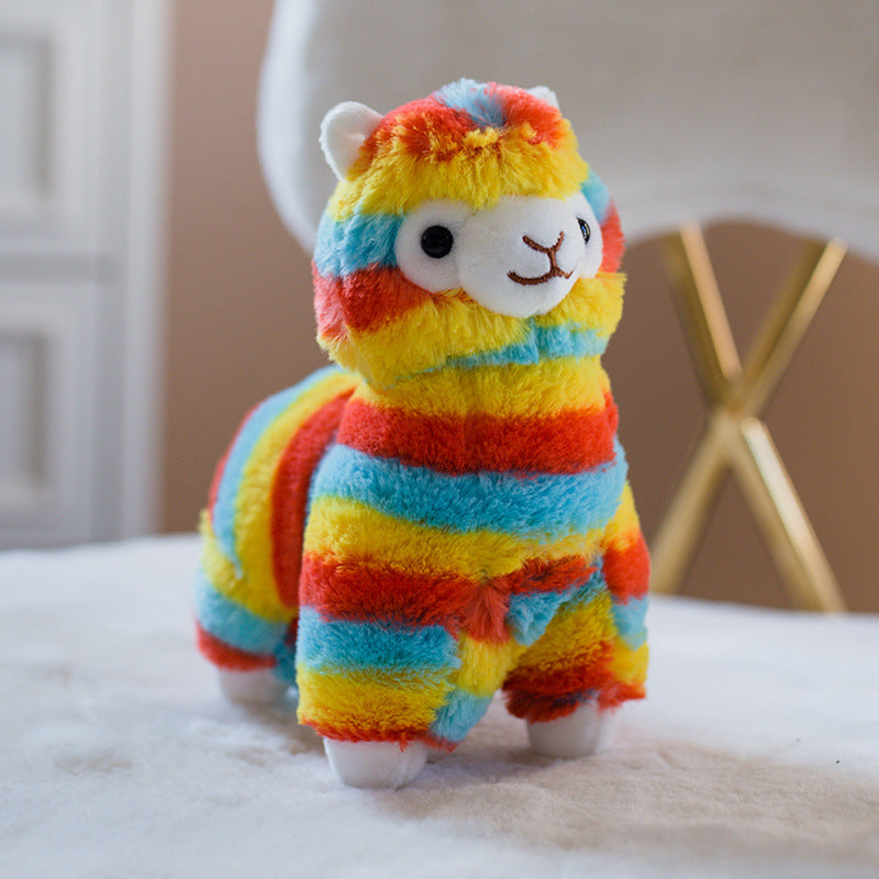 Rainbow Alpaca Doll Plush Toy™