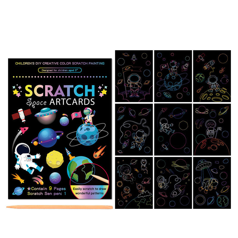 Making Magic Painting Template DIY Scratch Book™
