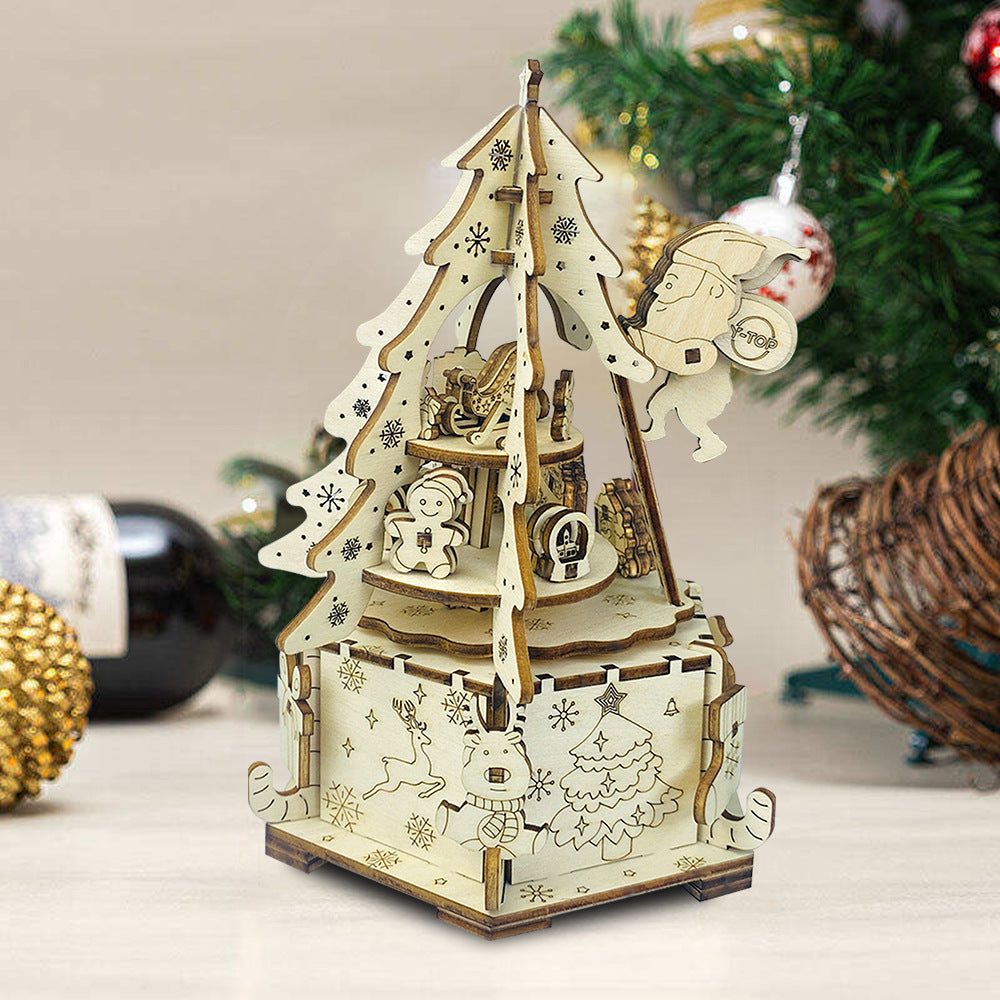 Music Box Wooden 3D Puzzle Toy™ Main image