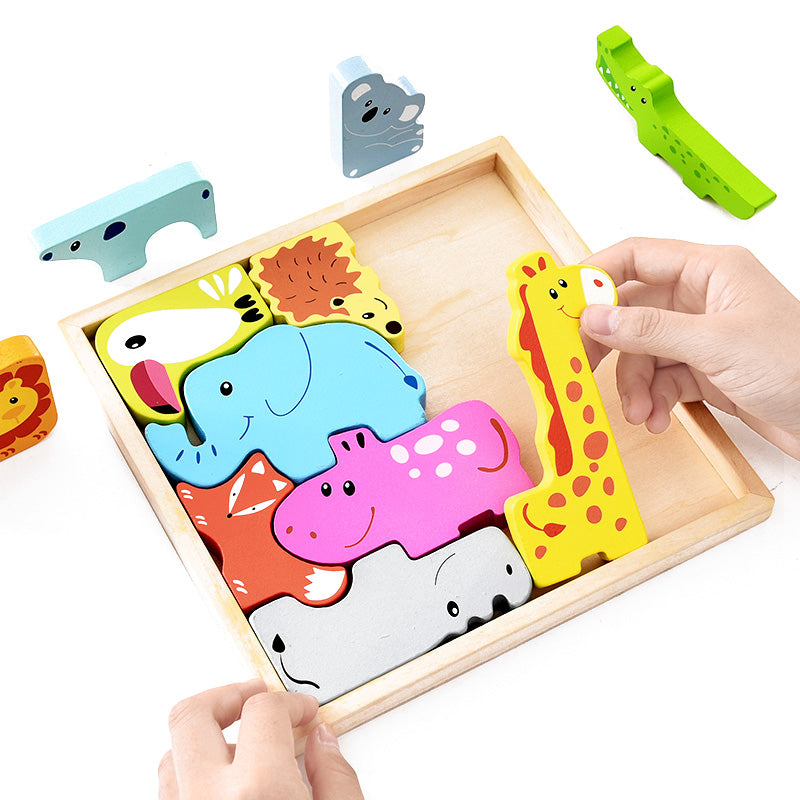 Wooden Puzzle Animal Toy™