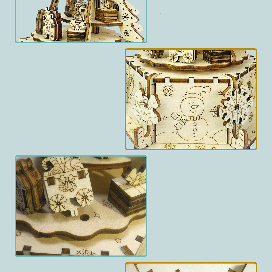 Music Box Wooden 3D Puzzle Toy™